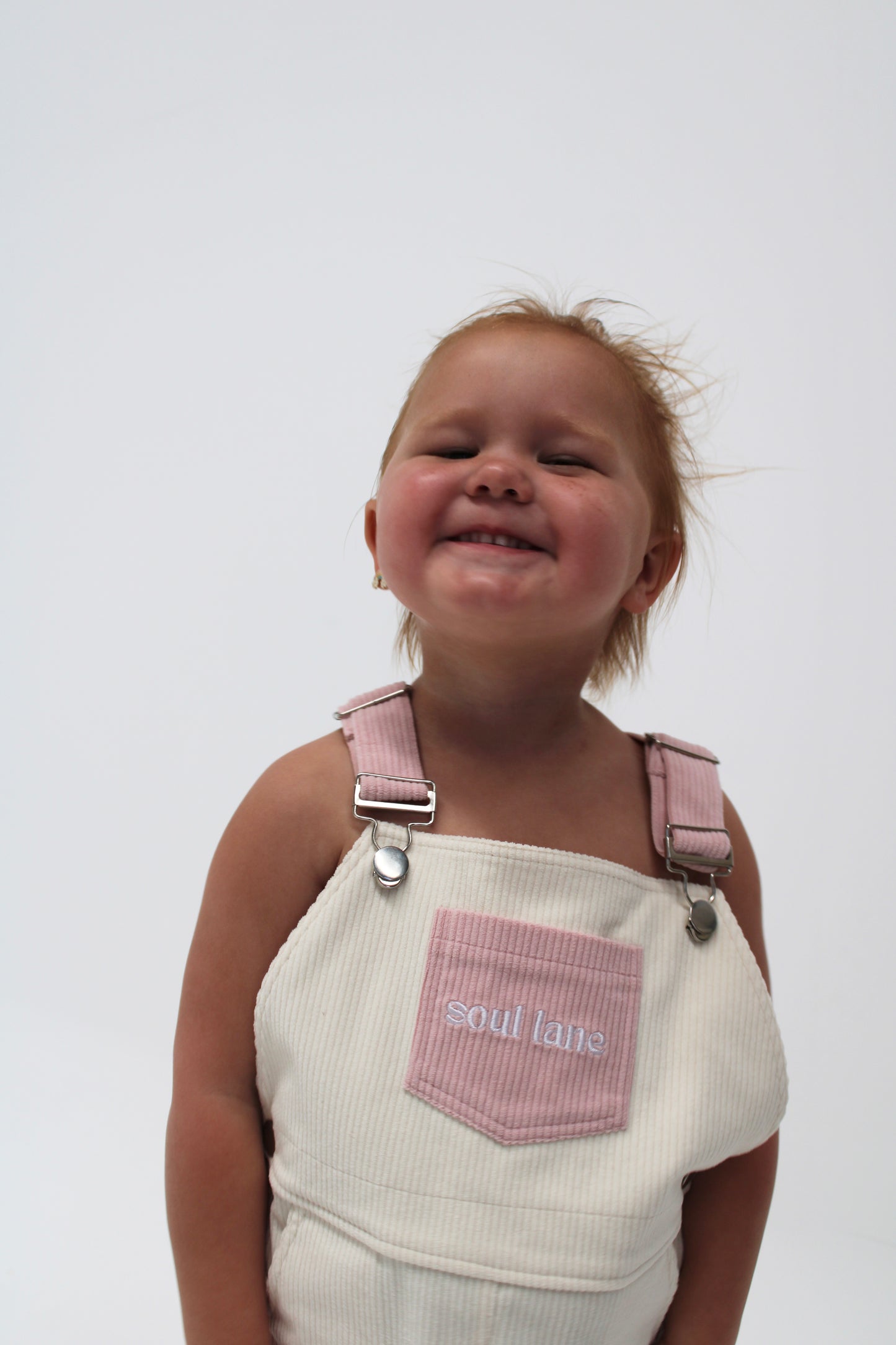 mik pink overalls